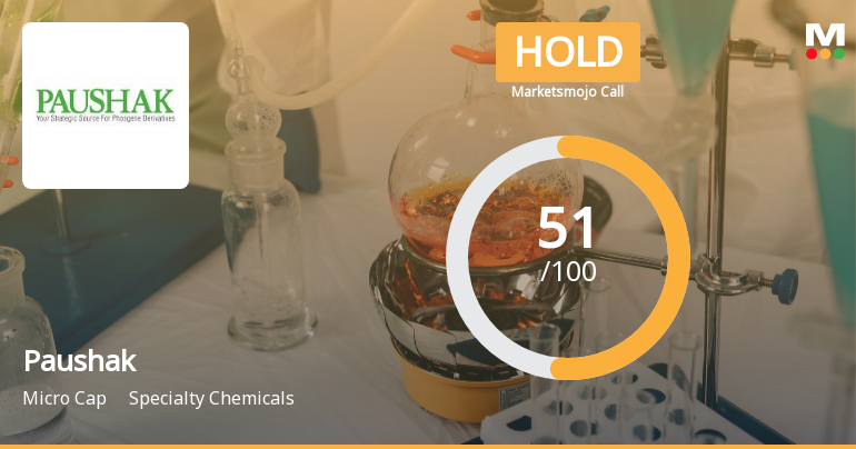 Paushak Ltd Upgraded to Hold by MarketsMOJO Amid Mixed Financial and Technical Signals