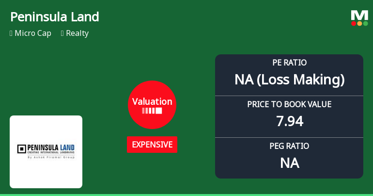 Peninsula Land Ltd Valuation Shifts Amidst Market Challenges