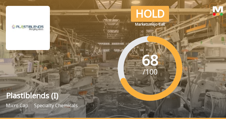 Plastiblends India Ltd is Rated Hold