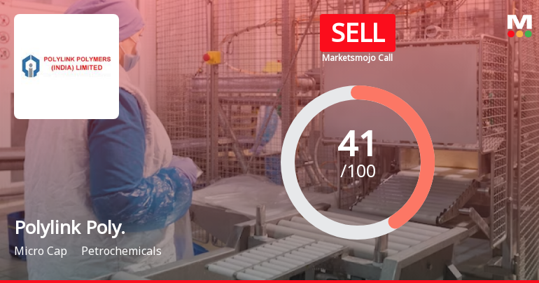 Polylink Polymers (India) Ltd is Rated Sell
