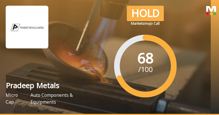 Pradeep Metals Ltd is Rated Hold