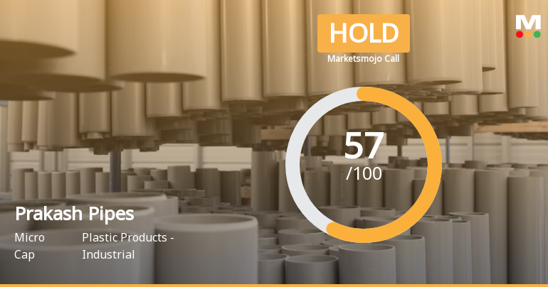Prakash Pipes Ltd. is Rated Hold by MarketsMOJO