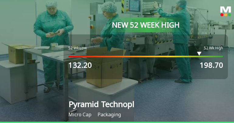 Broad-Based Technical Strength Lifts Pyramid Technoplast Ltd to 52-Week High of Rs 198.7