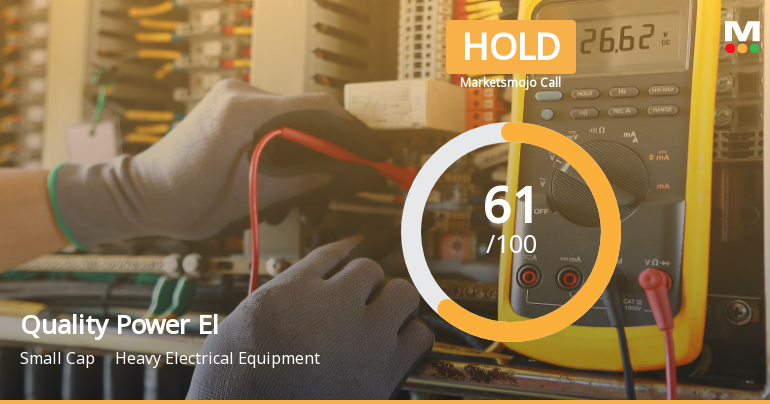 Quality Power Electrical Equipments Ltd Downgraded to Hold Amid Technical Weakness