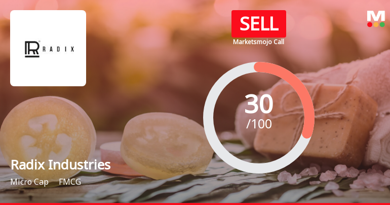 Radix Industries (India) Ltd is Rated Sell