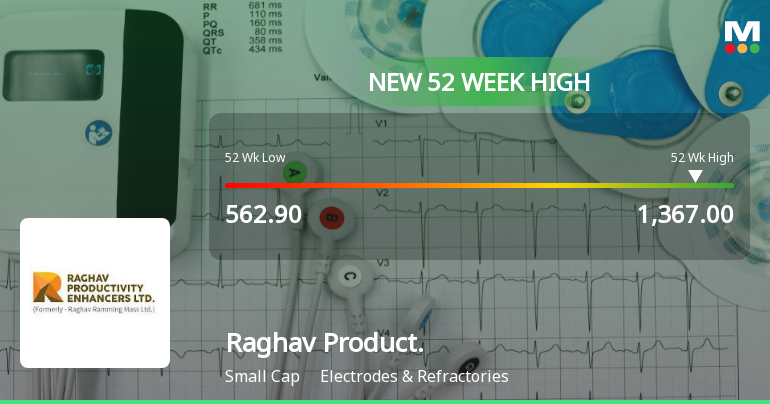 Broad-Based Technical Strength Lifts Raghav Productivity Enhancers Ltd to 52-Week High of Rs 1367
