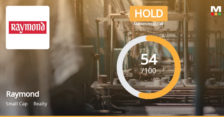 Raymond Ltd is Rated Hold by MarketsMOJO