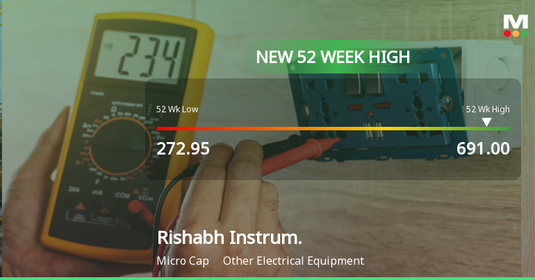 Broad-Based Technical Strength Lifts Rishabh Instruments Ltd to 52-Week High of Rs 691