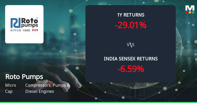 Golden Cross Forms in Roto Pumps Ltd — On a Day the Stock Fell 1.16%. What the Mixed Signals Mean