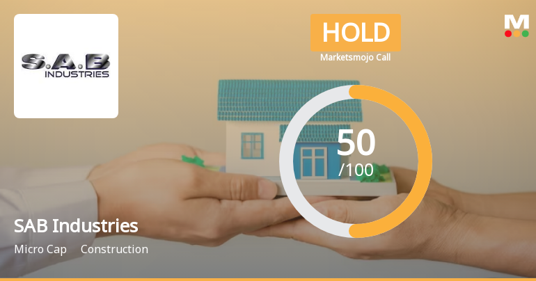 SAB Industries Ltd is Rated Hold by MarketsMOJO