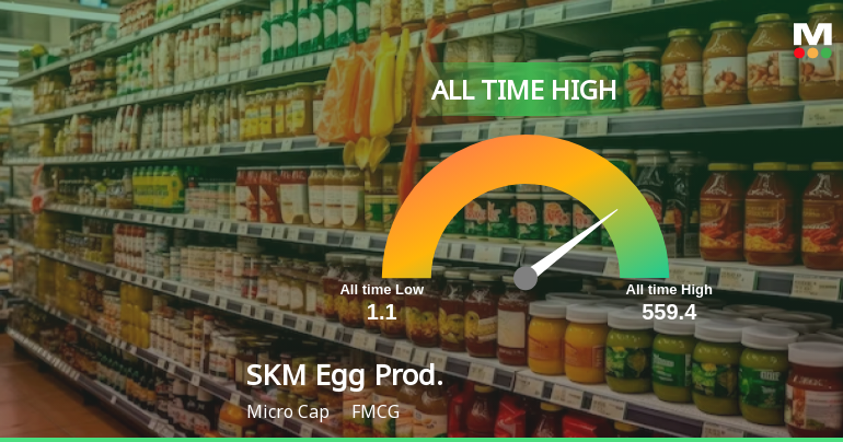 SKM Egg Products Export (India) Ltd Hits All-Time High of Rs 315.50 as Momentum Builds Across Timeframes