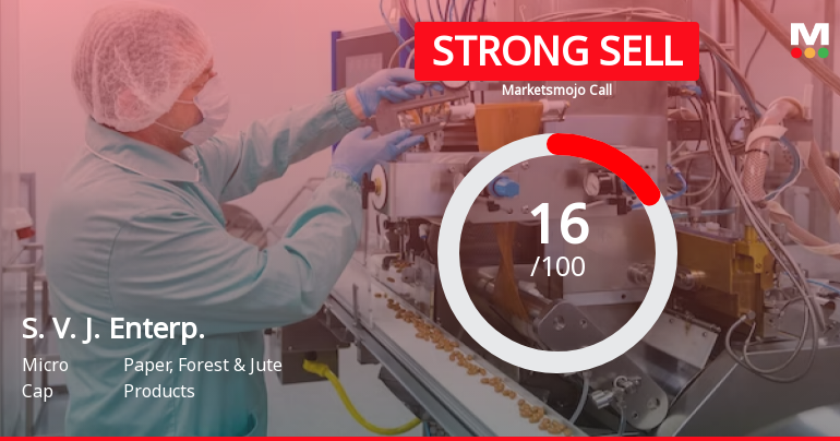 S. V. J. Enterprises Ltd is Rated Strong Sell