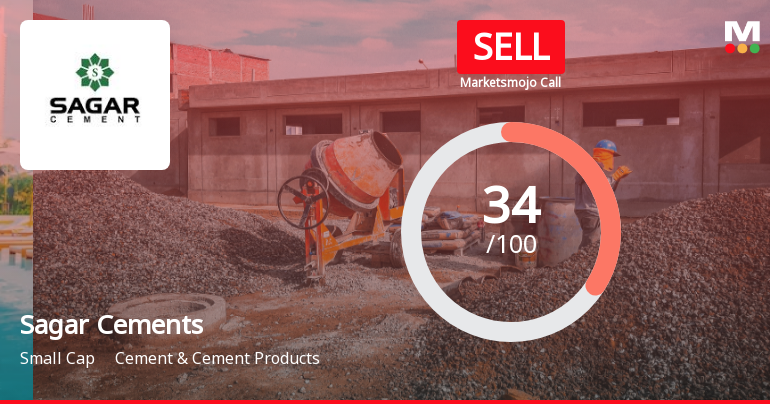 Sagar Cements Ltd Upgraded to Sell on Technical Improvements Despite Weak Fundamentals