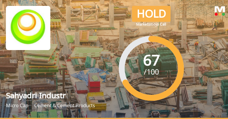 Sahyadri Industries Ltd is Rated Hold by MarketsMOJO