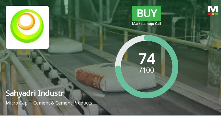 Sahyadri Industries Ltd Upgraded to Buy on Improved Valuation and Technicals