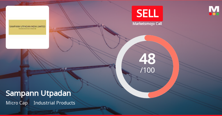 Sampann Utpadan India Ltd is Rated Sell