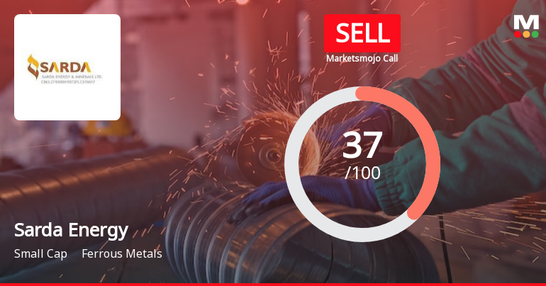 Sarda Energy & Minerals Ltd is Rated Sell