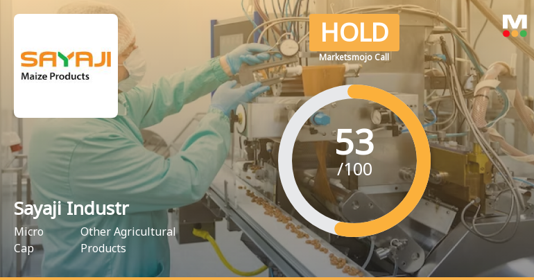 Sayaji Industries Ltd is Rated Hold