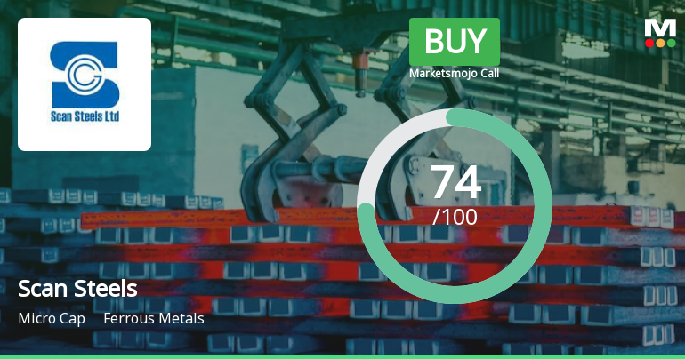 Scan Steels Ltd is Rated Buy