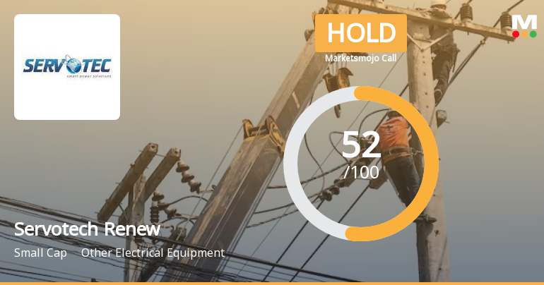 Servotech Renewable Power System Ltd is Rated Hold