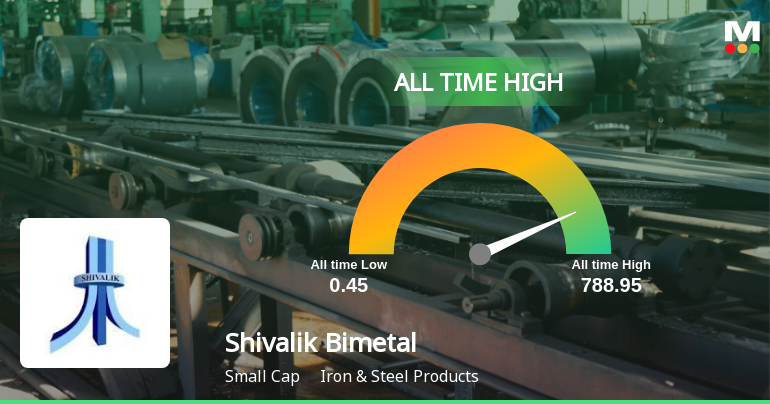Shivalik Bimetal Controls Ltd Hits All-Time High of Rs 796.05 as Momentum Builds Across Timeframes