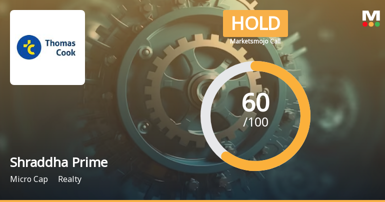 Shraddha Prime Projects Ltd is Rated Hold