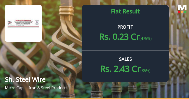 Shree Steel Wire Ropes Q1 FY27: Sharp Turnaround Masks Structural Vulnerabilities