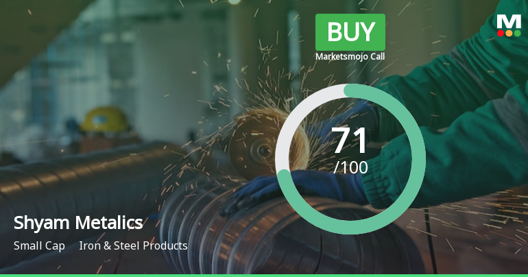 Shyam Metalics & Energy Ltd is Rated Buy