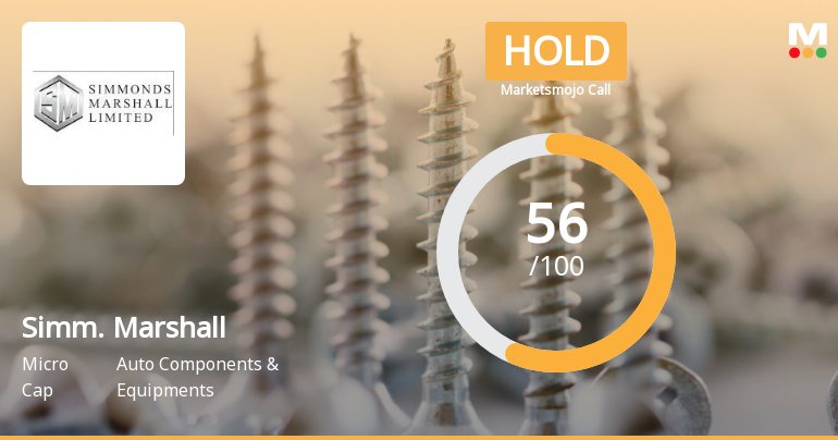 Simmonds Marshall Ltd is Rated Hold