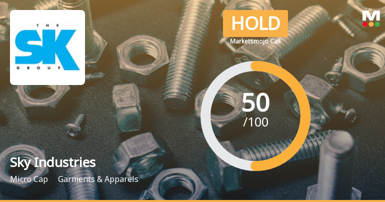 Sky Industries Ltd is Rated Hold by MarketsMOJO