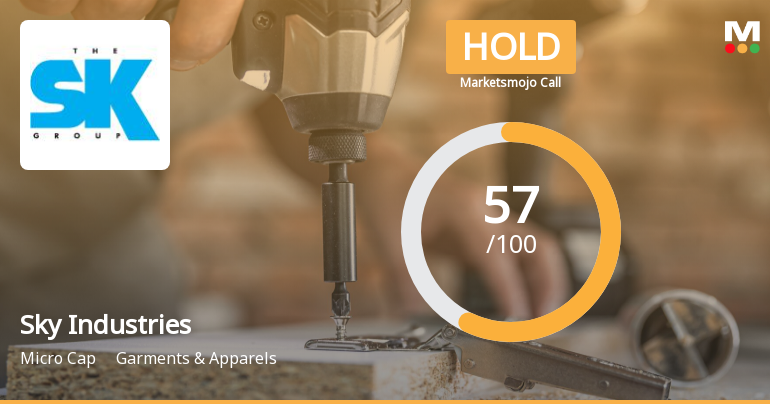 Sky Industries Ltd is Rated Hold by MarketsMOJO