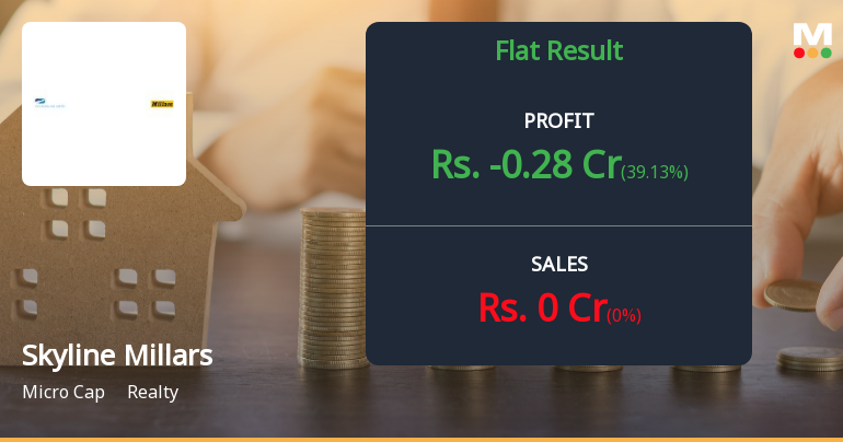 Skyline Millars Q1 FY27: Operational Halt Deepens Financial Crisis