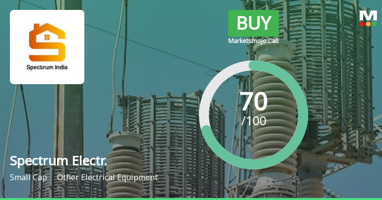 Spectrum Electrical Industries Ltd is Rated Buy