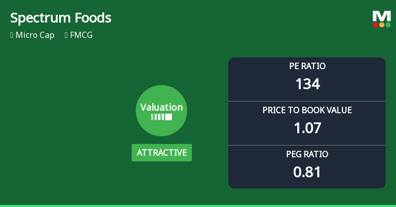 Spectrum Foods Ltd Valuation Shifts Amid Mixed Market Returns