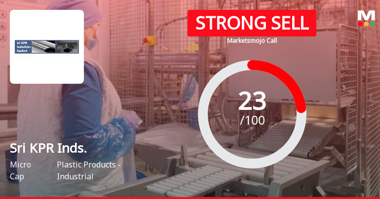 Sri KPR Industries Ltd is Rated Strong Sell