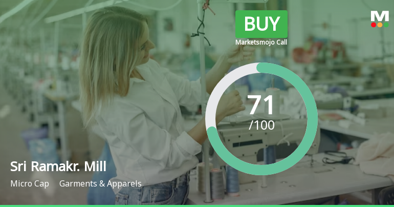 Sri Ramakrishna Mills (Coimbatore) Ltd is Rated Buy