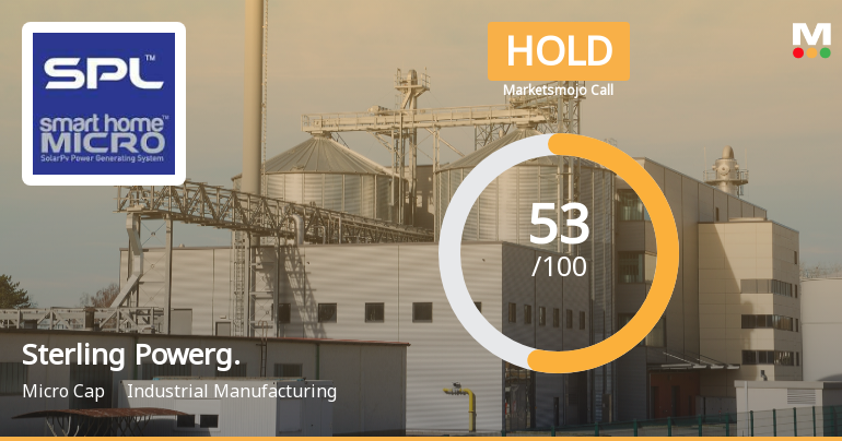 Sterling Powergensys Ltd Upgraded to Hold on Technical and Financial Improvements