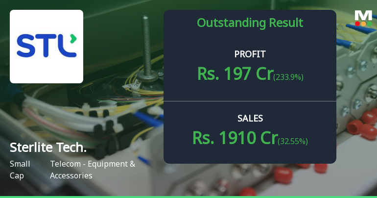 Sterlite Technologies Q1 FY27: Stellar Turnaround with 1870% Profit Surge