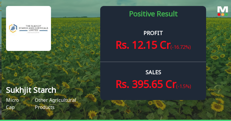 Sukhjit Starch Q1 FY27: Strong Profit Growth Masks Margin Pressures in Challenging Market