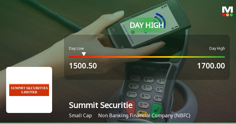 Sensex Flat, Summit Securities Ltd Up 15.11%: A 14.73-Percentage-Point Outperformance in a Single Session