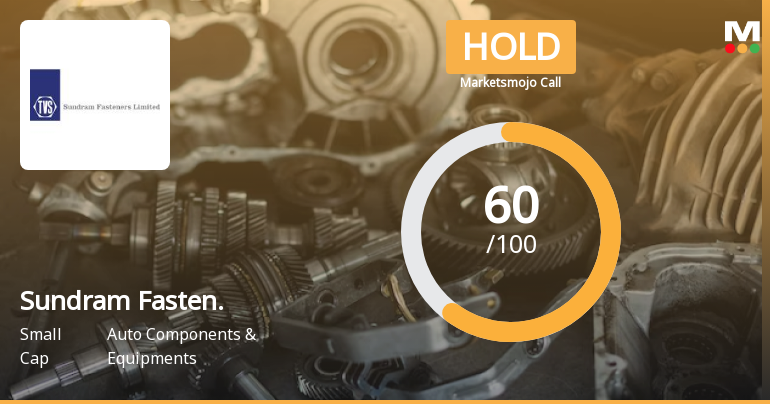 Sundram Fasteners Ltd Upgraded to Hold by MarketsMOJO on Technical Improvements