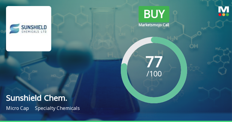 Sunshield Chemicals Ltd Downgraded to Buy Amid Valuation Adjustment and Solid Financials