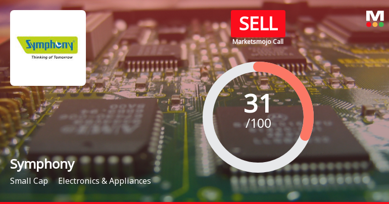 Symphony Ltd Upgraded to Sell from Strong Sell Amid Mixed Technical and Financial Signals