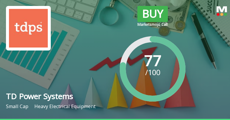 TD Power Systems Ltd is Rated Buy by MarketsMOJO
