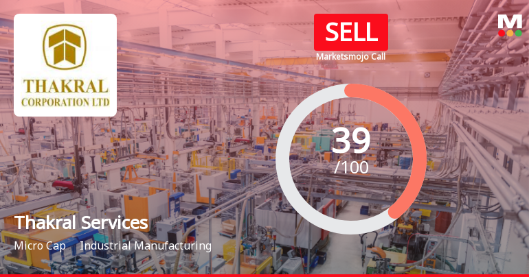 Thakral Services (India) Ltd Upgraded to Sell on Technical Improvements Despite Fundamental Challenges