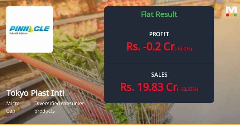 Tokyo Plast International Q1 FY27: Profit Turns Negative Amid Margin Pressure