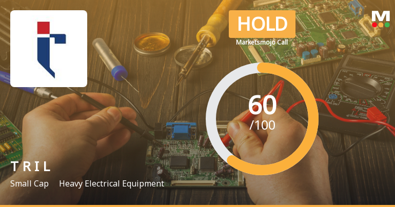 Transformers & Rectifiers India Ltd Upgraded to Hold on Technical and Valuation Improvements