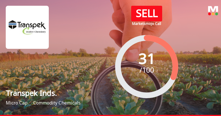 Transpek Industry Ltd Upgraded from Strong Sell to Sell on Technical and Valuation Improvements