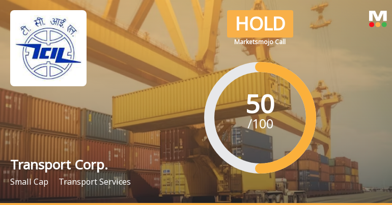 Transport Corporation of India Ltd is Rated Hold