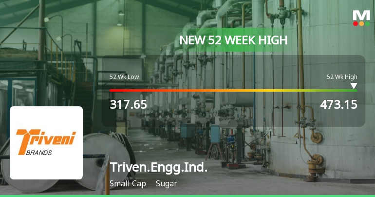 Broad-Based Technical Strength Lifts Triveni Engineering and Industries Ltd to 52-Week High of Rs 473.15